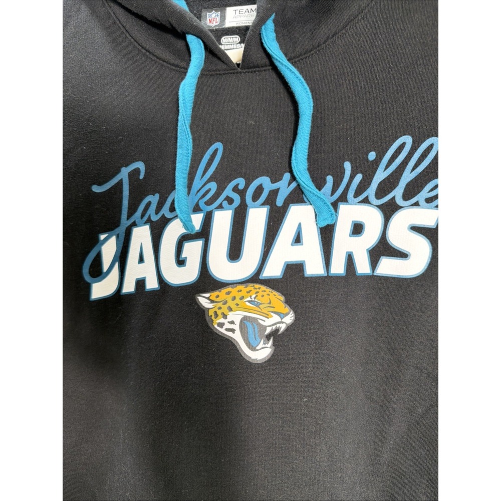 Jacksonville‎ Jaguars Black Pullover Hoodie Women's Medium - Officially Licensed
